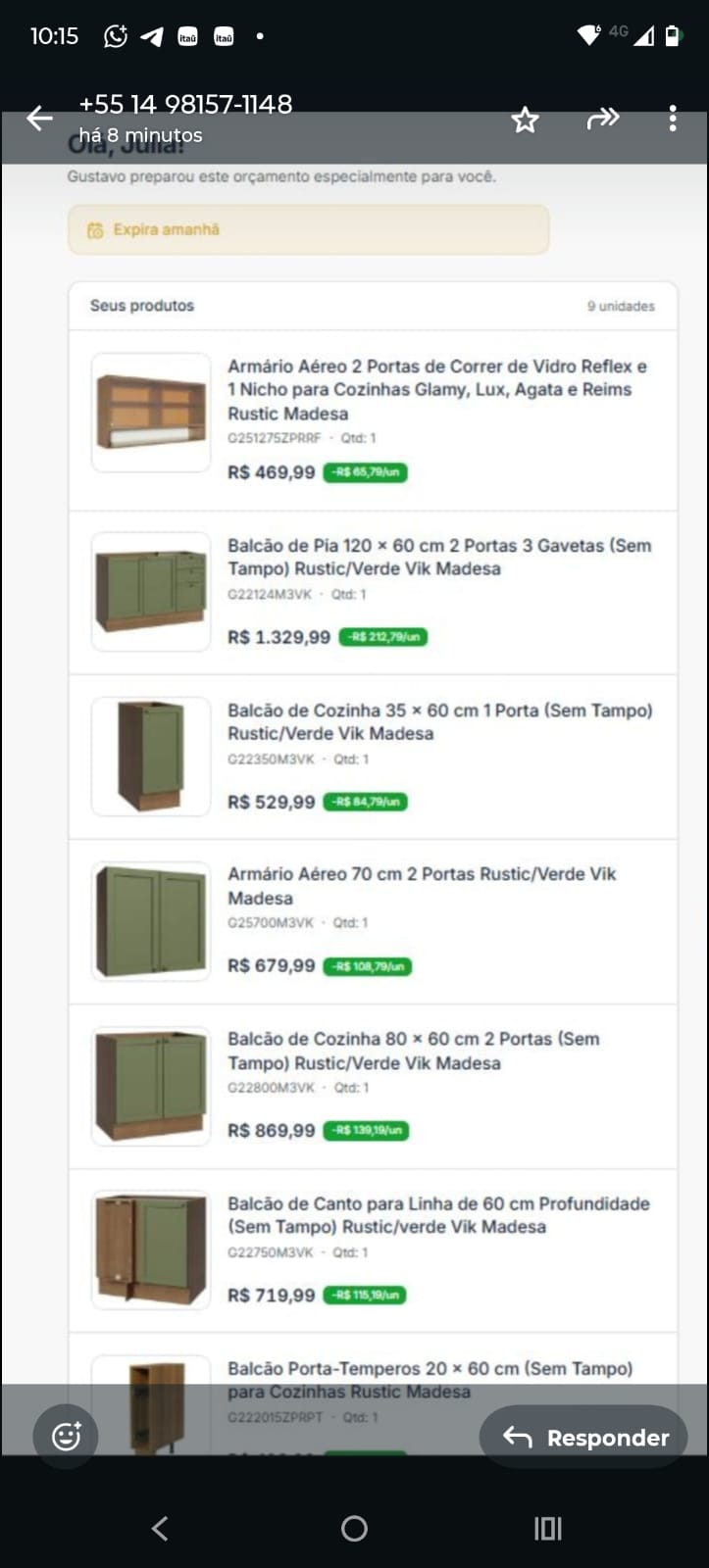 Móvel montado e alinhado com esquadro pela Isaque Soluções